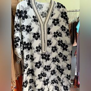 Tunic style dress, lightweight cotton